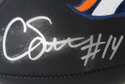 Courtland Sutton Autographed/Signed Denver Broncos Logo Football Beckett 59385