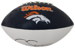 Courtland Sutton Autographed Denver Broncos Wilson Logo Football JSA 25816