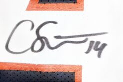 Courtland Sutton Autographed/Signed Pro Style Size XL Blue Jersey Beckett 59394