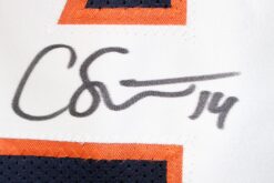 Courtland Sutton Autographed/Signed Pro Style Size XL Blue Jersey Beckett 59394