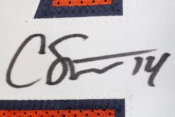 Courtland Sutton Autographed/Signed Pro Style Sz XL Orange Jersey Beckett 59394