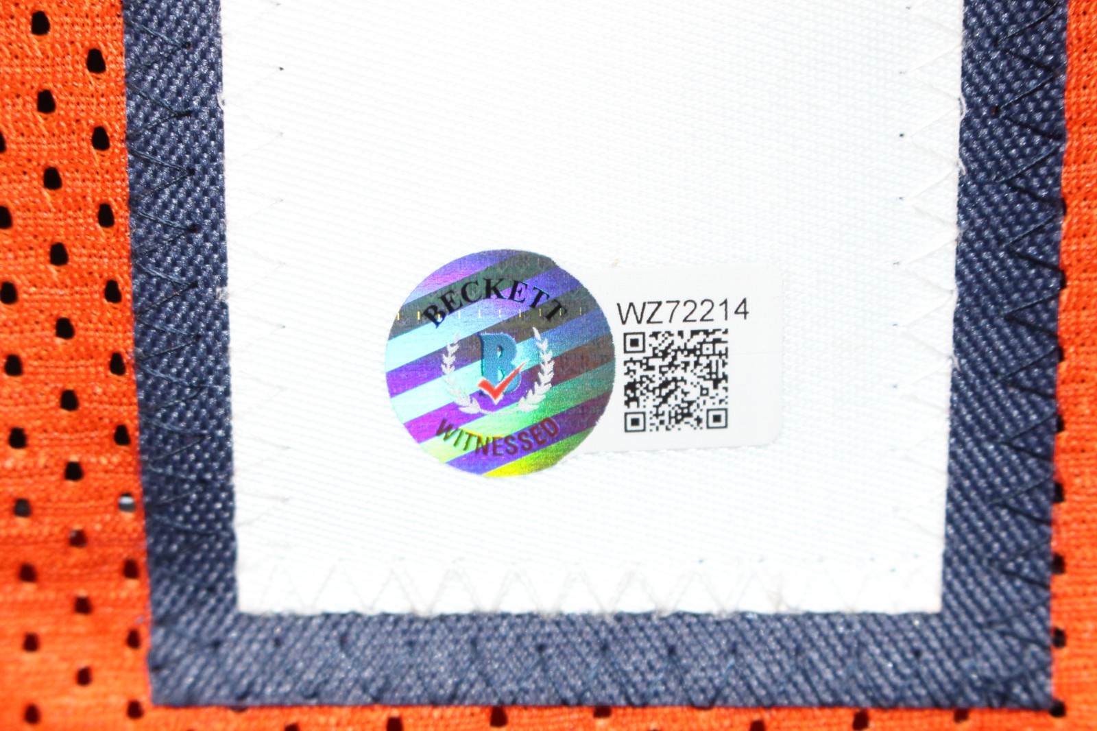 Courtland Sutton Autographed/Signed Pro Style Sz XL Orange Jersey Beckett 59394 3 Courtland Sutton Autographed/Signed Pro Style Sz XL Orange Jersey Beckett 59394