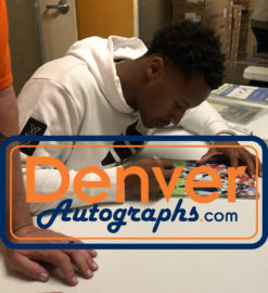 Courtland Sutton Autographed/Signed Denver Broncos 8x10 Photo JSA 25818 PF