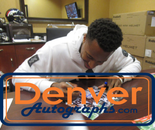 Courtland Sutton Autographed/Signed Denver Broncos 8x10 Photo BAS 24652 PF