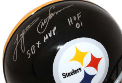 Lynn Swann Autographed Pittsburgh Steelers Authentic Helmet 2 Insc JSA 24114