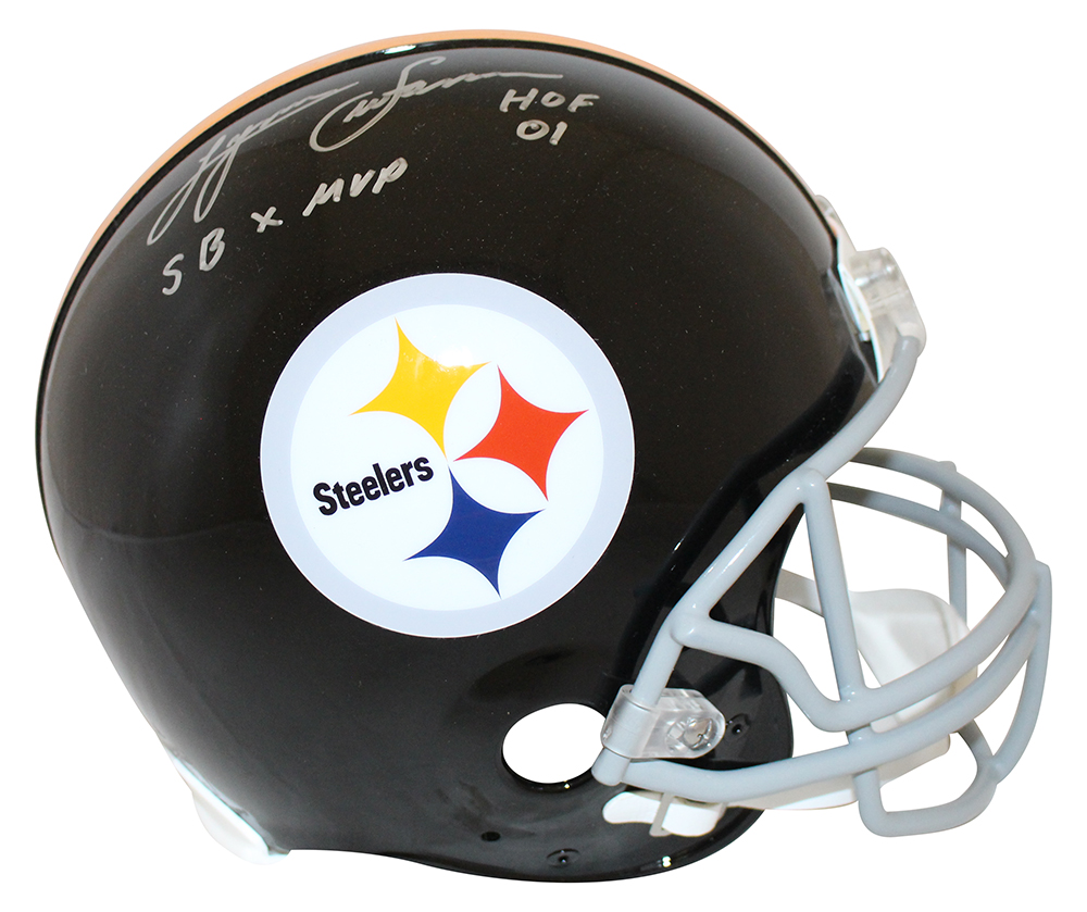 Lynn Swann Autographed Pittsburgh Steelers Authentic Helmet HOF MVP JSA 28094