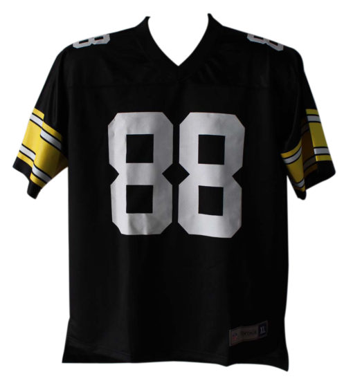 Lynn Swann Autographed Pittsburgh Steelers Black XL Jersey HOF JSA 24115