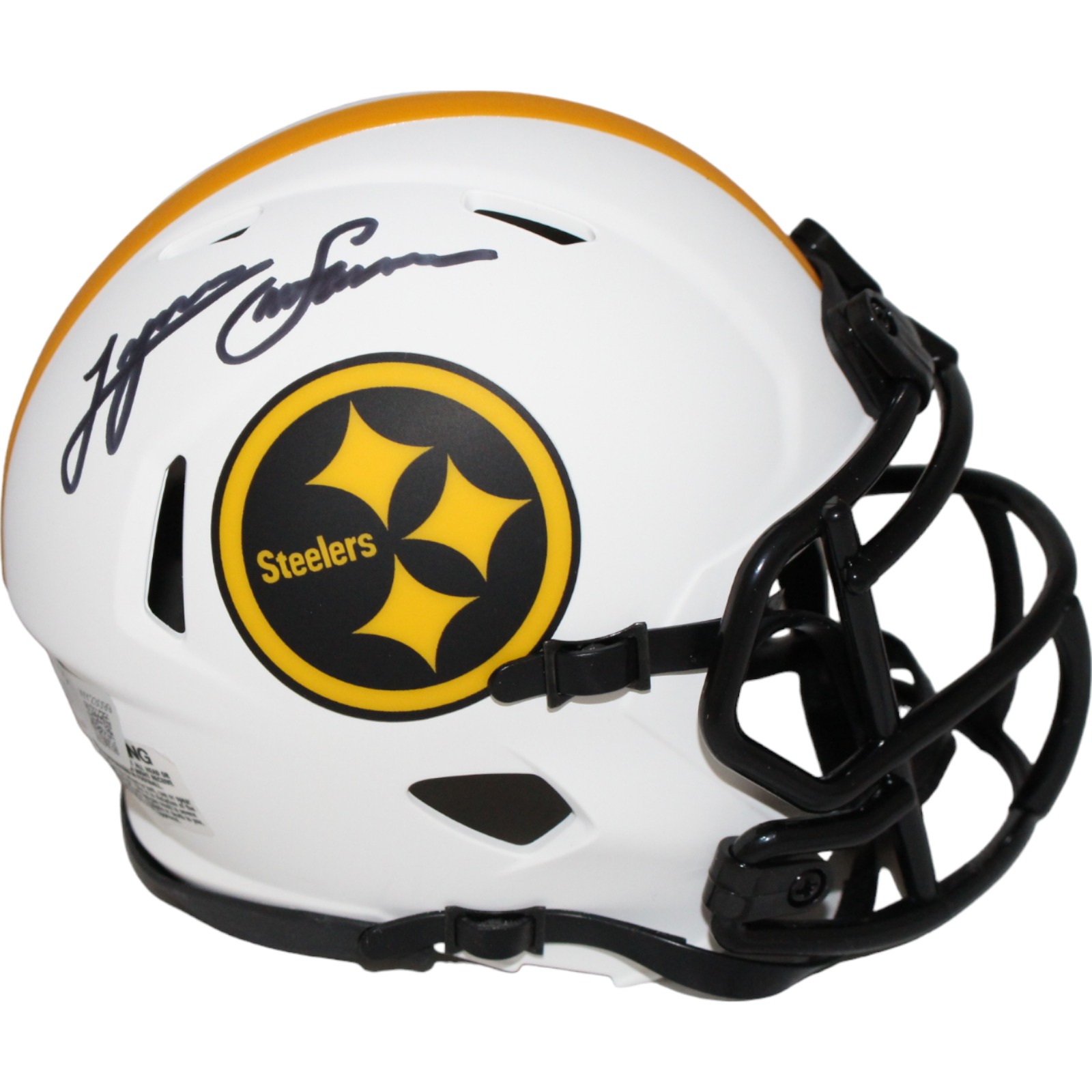 Lynn Swann Autographed Pittsburgh Steelers Lunar Mini Helmet Beckett