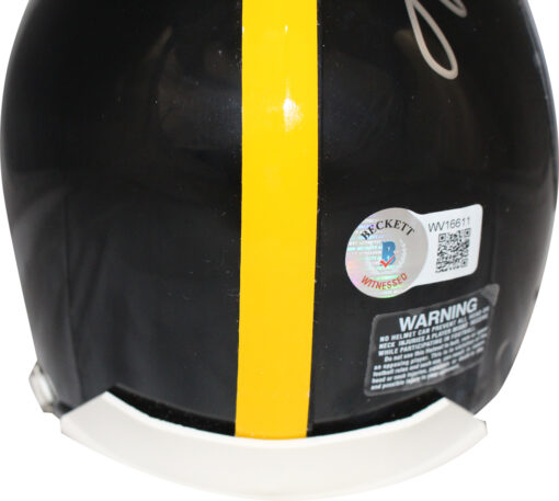 Lynn Swann Autographed Pittsburgh Steelers VSR4 Mini Helmet Beckett