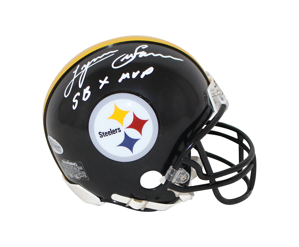 Lynn Swann Autographed Pittsburgh Steelers Mini Helmet SB MVP BAS 32185