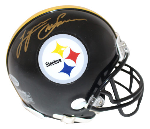 Lynn Swann Autographed/Signed Pittsburgh Steelers Mini Helmet BAS 26802