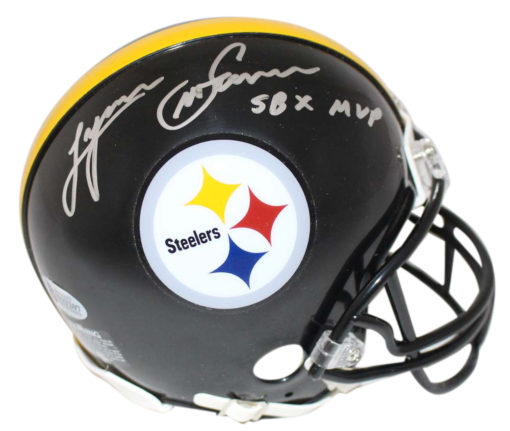 Lynn Swann Autographed Pittsburgh Steelers Mini Helmet SB MVP JSA 24116