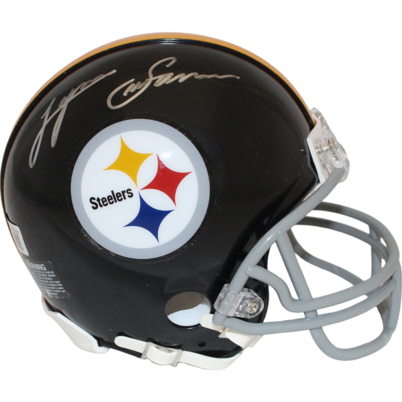 Lynn Swann Autographed Pittsburgh Steelers VSR4 Mini Helmet Beckett