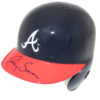 Dansby Swanson Autographed/Signed Atlanta Braves Mini Batting Helmet JSA 24798