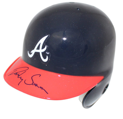 Dansby Swanson Autographed/Signed Atlanta Braves Mini Batting Helmet JSA 24798