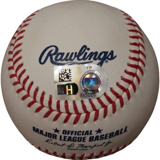Dansby Swanson Autographed/Signed Chicago Cubs OML Baseball Go Cubs Go MLB 46737