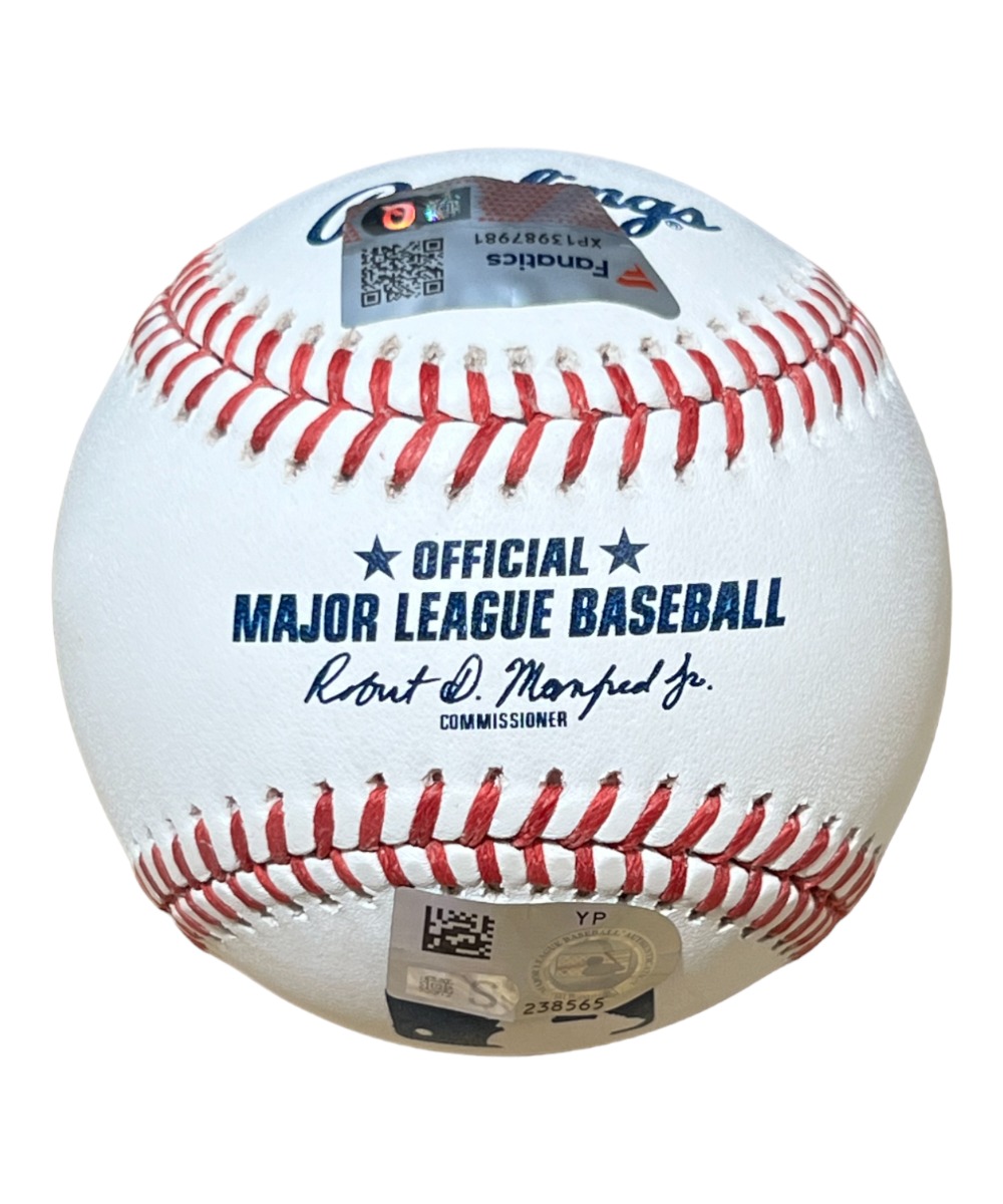 Dansby Swanson Autographed Baseball ROMLB Go Cubs Go