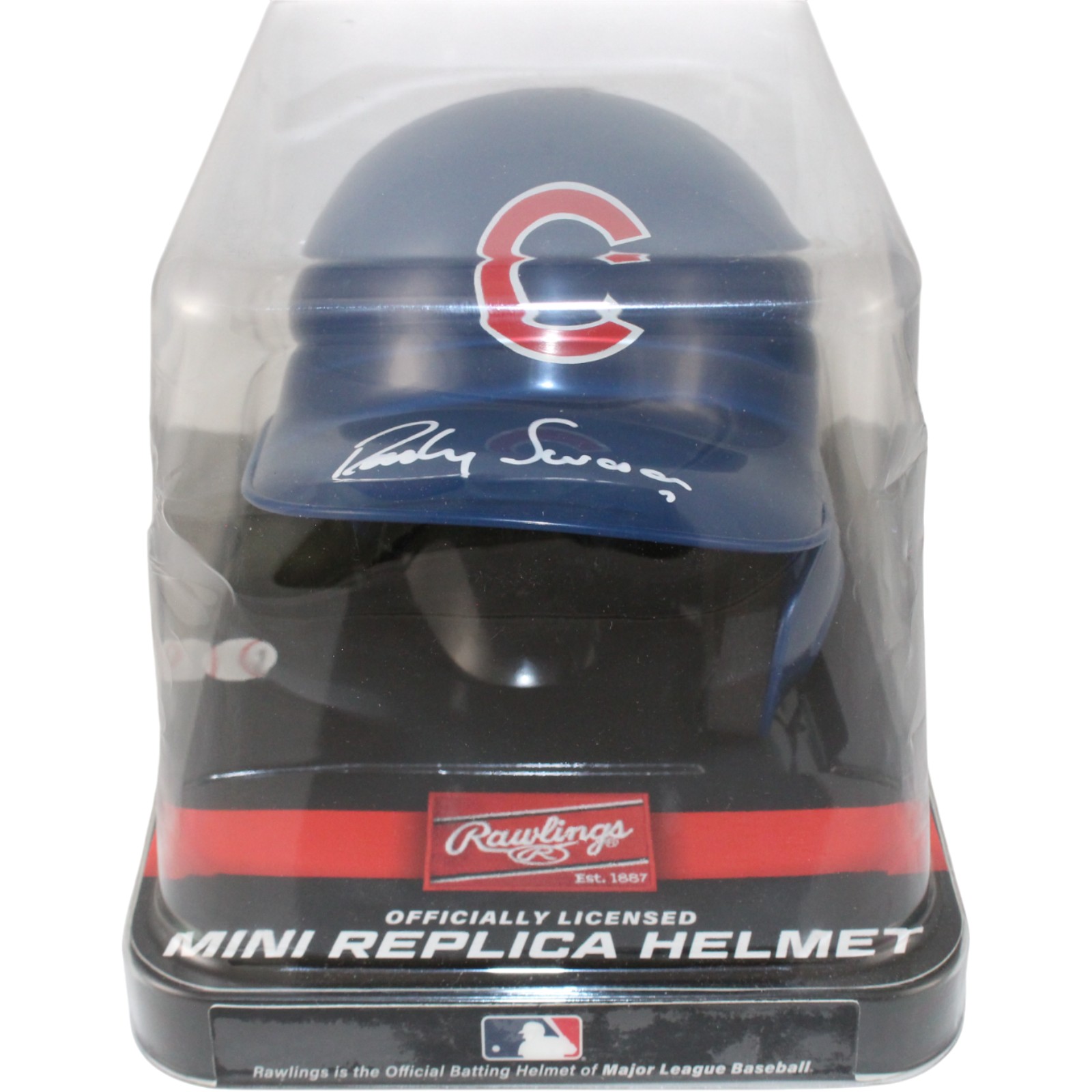 Dansby Swanson Autographed Chicago Cubs Rawlings Mini Helmet Fanatics 53697 5 Dansby Swanson Autographed Chicago Cubs Rawlings Mini Helmet Fanatics 53697