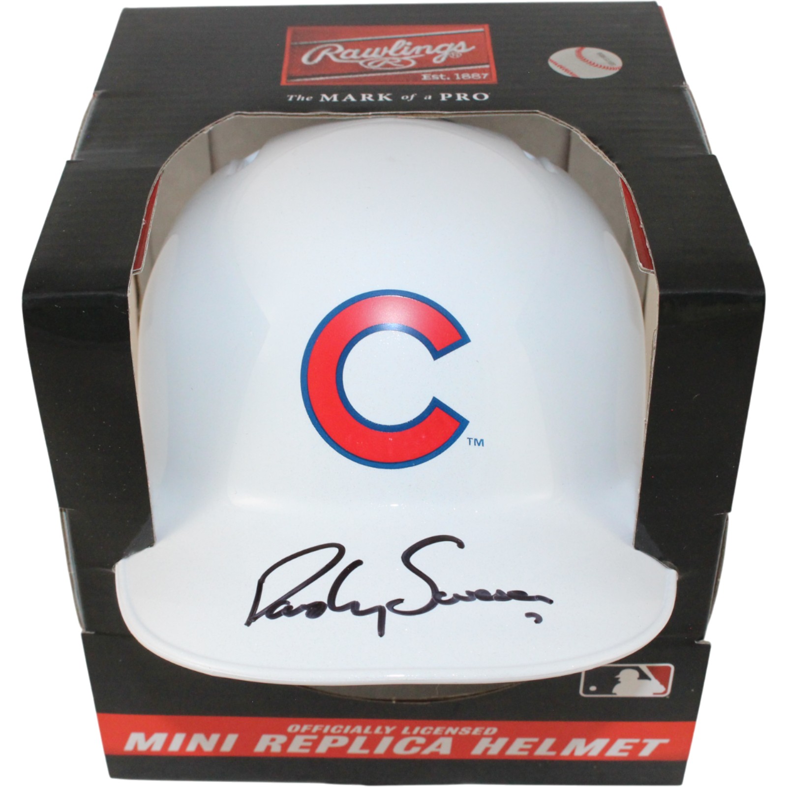 Dansby Swanson Autographed Chicago Cubs Rawlings Mini Helmet Fanatics 53698 1 Dansby Swanson Autographed Chicago Cubs Rawlings Mini Helmet Fanatics 53698