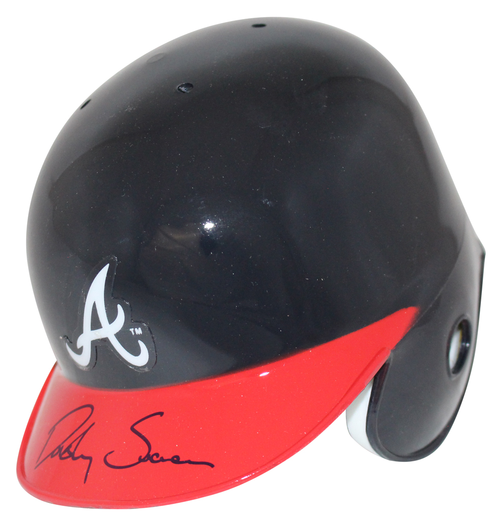 Dansby Swanson Autographed Atlanta Braves Mini Batting Helmet BAS 27266