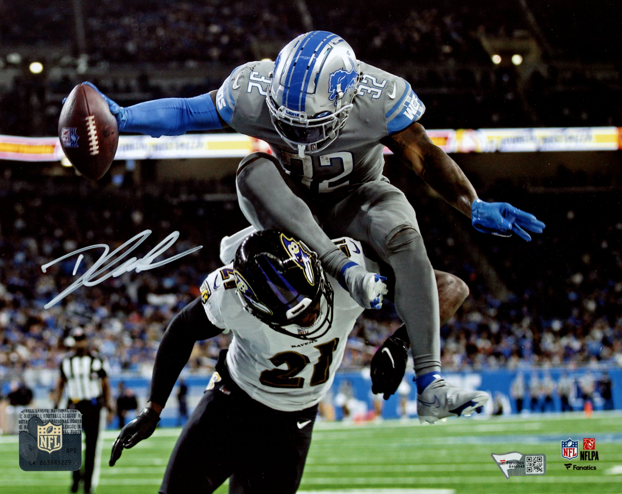 D'Andre Swift Autographed/Signed Detroit Lions 8x10 Photo FAN