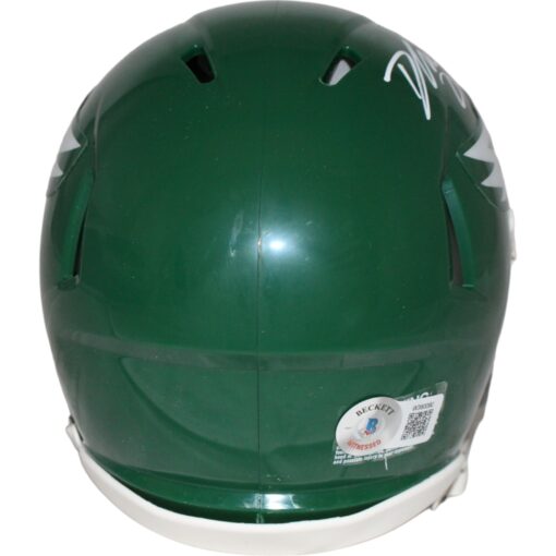 D'Andre Swift Signed Philadelphia Eagles Green Mini Helmet BAS