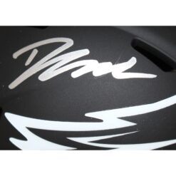 D'Andre Swift Signed Philadelphia Eagles Eclipse Mini Helmet BAS