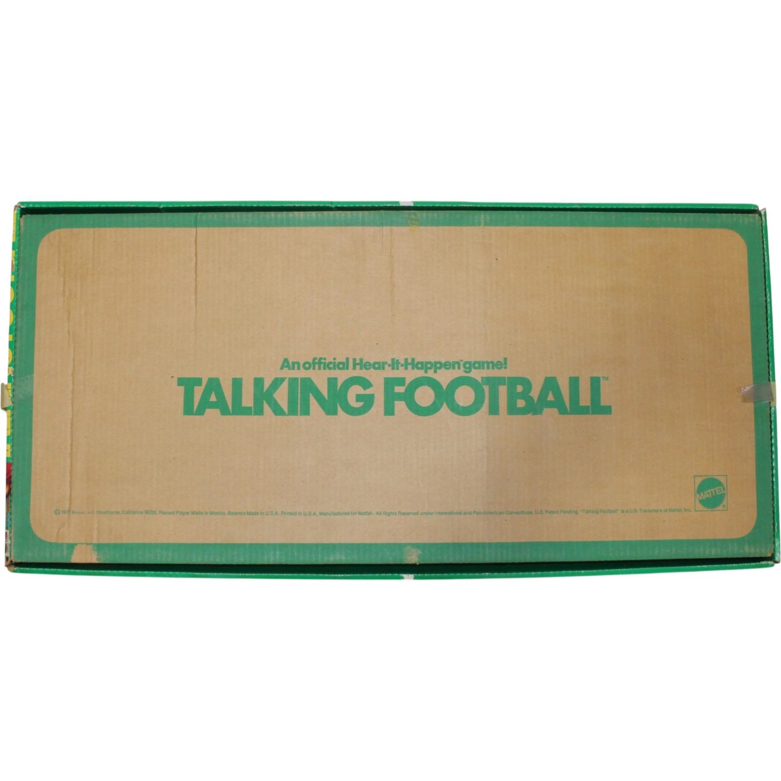 1971 Mattell Collectible Talking Football Board Game NOT WORKING 55491 2 1971 Mattell Collectible Talking Football Board Game NOT WORKING 55491