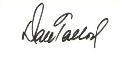 Dale Tallon Autographed/Signed Chicago Blackhawks Index Card Beckett 45266