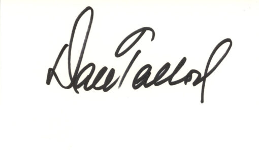 Dale Tallon Autographed/Signed Chicago Blackhawks Index Card Beckett 45266