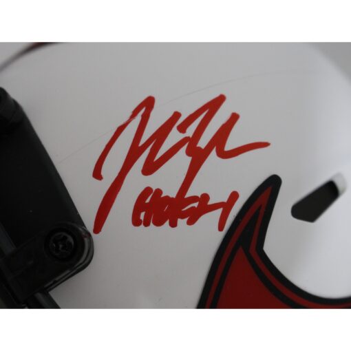 Lynch Sapp Barber Brooks Tampa Bay Buccaneers Lunar Mini Helmet Beckett 48054