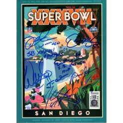 Gruden Sapp Brooks +5 Tampa Bay Buccaneers Signed Super Bowl Program (8 Sigs)