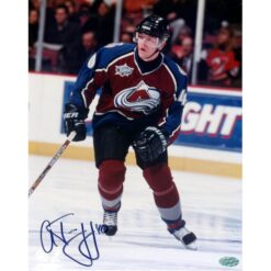 Alex Tanguay Autographed Colorado Avalanche 8x10 Photo Mounted Memories 51524