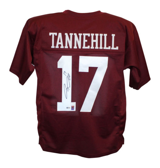 Ryan Tannehill Autographed/Signed College Style Maroon XL Jersey BAS 26516
