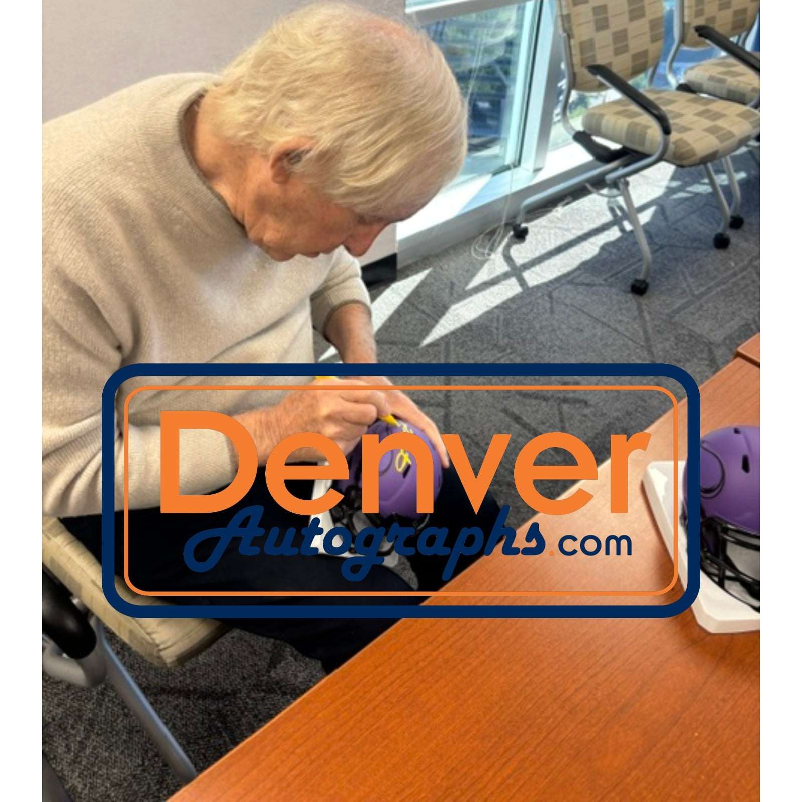 Fran Tarkenton Autographed Minnesota Vikings Mini Helmet Rave HOF Becket W 58815 6 Fran Tarkenton Autographed Minnesota Vikings Mini Helmet Rave HOF Becket W 58815