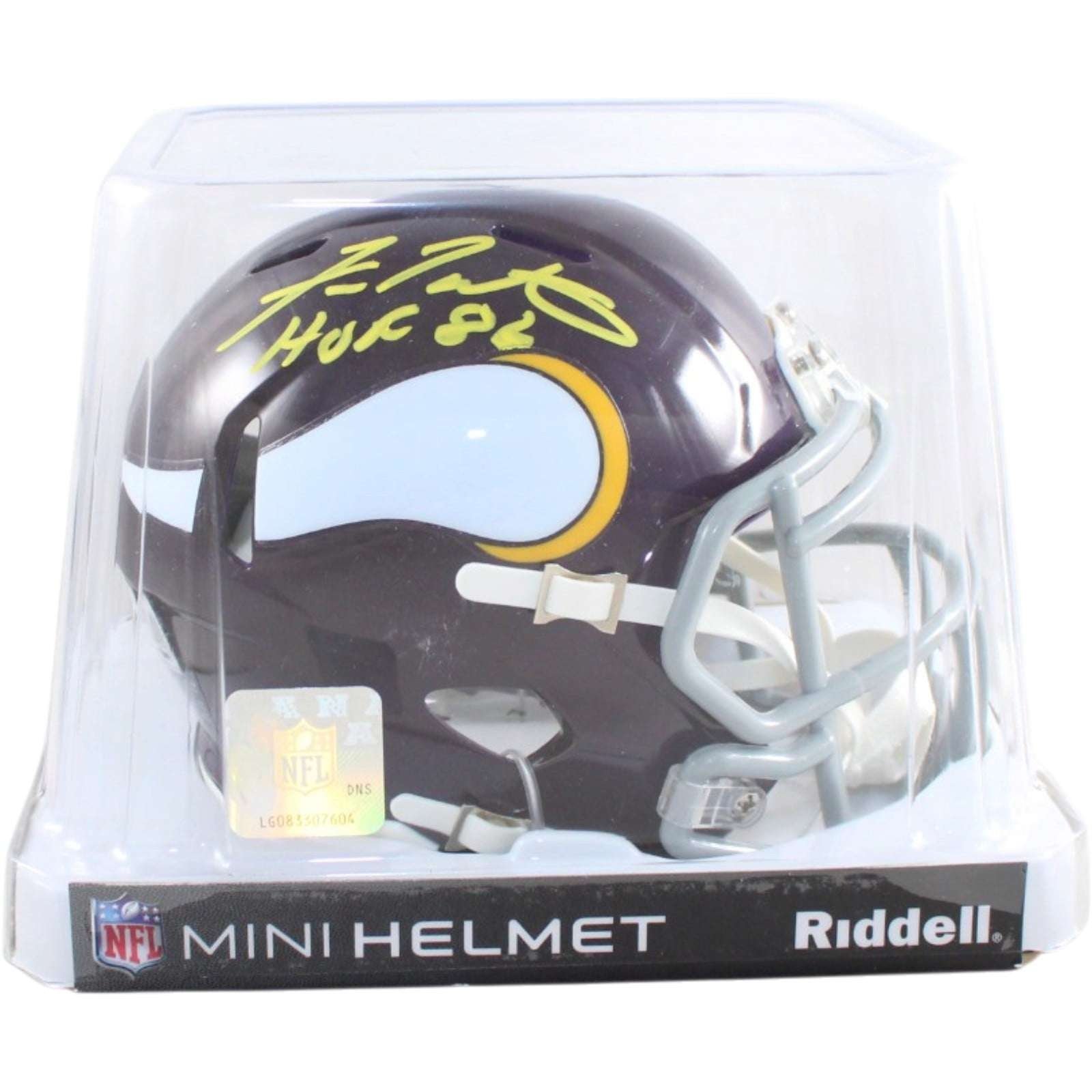 Fran Tarkenton Signed Minnesota Vikings Mini Helmet 61 TB HOF 86 Becket W 58805 5 Fran Tarkenton Signed Minnesota Vikings Mini Helmet 61 TB HOF 86 Becket W 58805