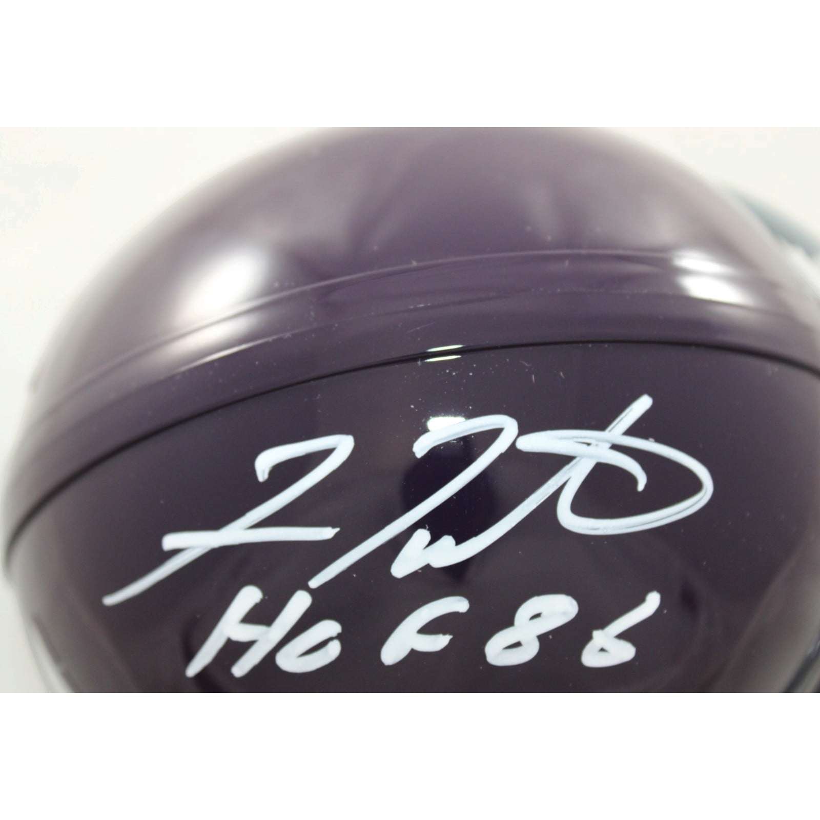 Fran Tarkenton Signed Minnesota Vikings Mini Helmet 61-79 TB VSR4 Becket W 58807