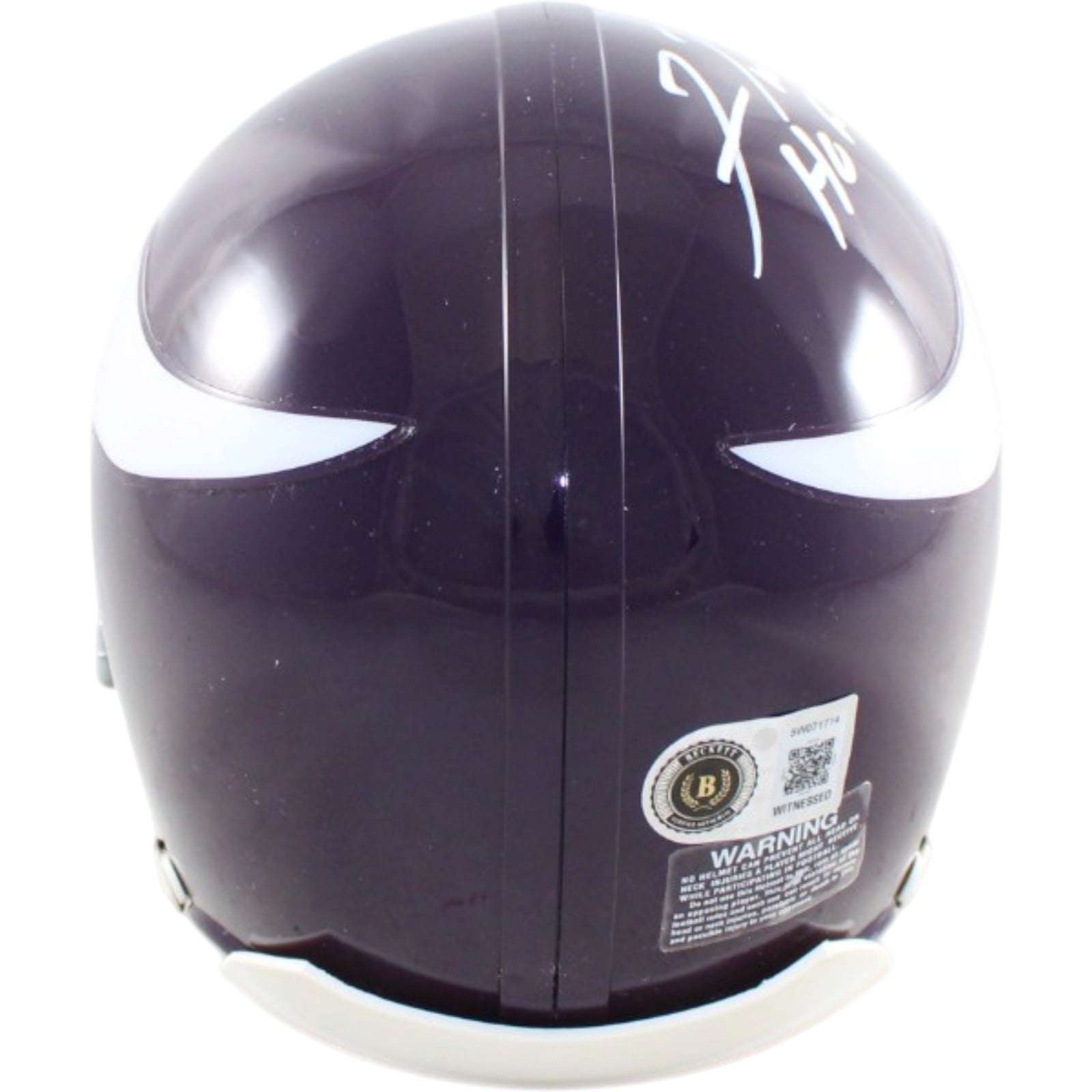 Fran Tarkenton Signed Minnesota Vikings Mini Helmet 61-79 TB VSR4 Becket W 58807 3 Fran Tarkenton Signed Minnesota Vikings Mini Helmet 61-79 TB VSR4 Becket W 58807