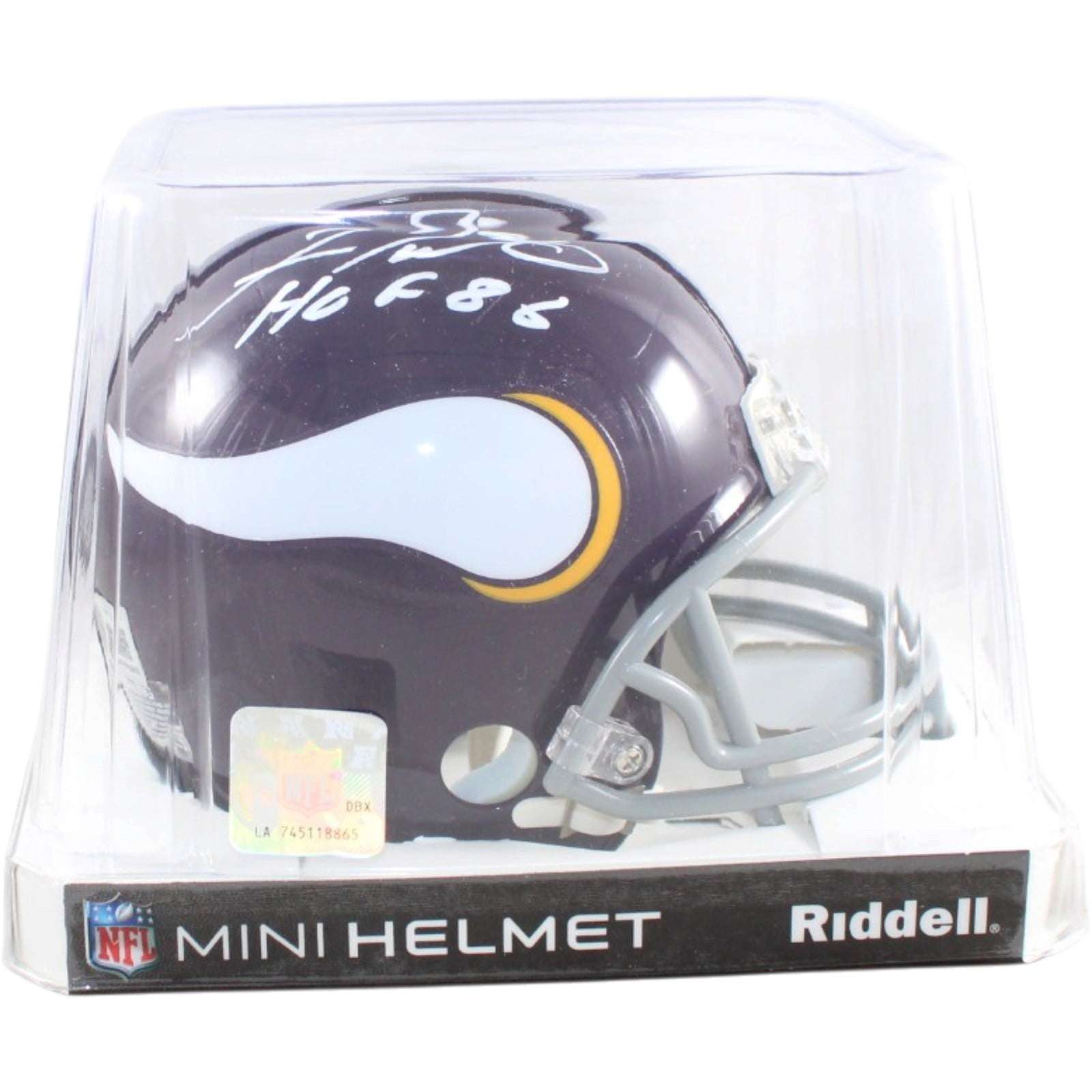 Fran Tarkenton Signed Minnesota Vikings Mini Helmet 61-79 TB VSR4 Becket W 58807 5 Fran Tarkenton Signed Minnesota Vikings Mini Helmet 61-79 TB VSR4 Becket W 58807