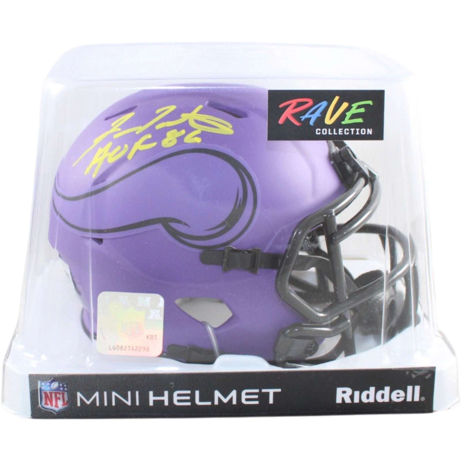 Fran Tarkenton Autographed Minnesota Vikings Mini Helmet Rave HOF Becket W 58815 5 Fran Tarkenton Autographed Minnesota Vikings Mini Helmet Rave HOF Becket W 58815