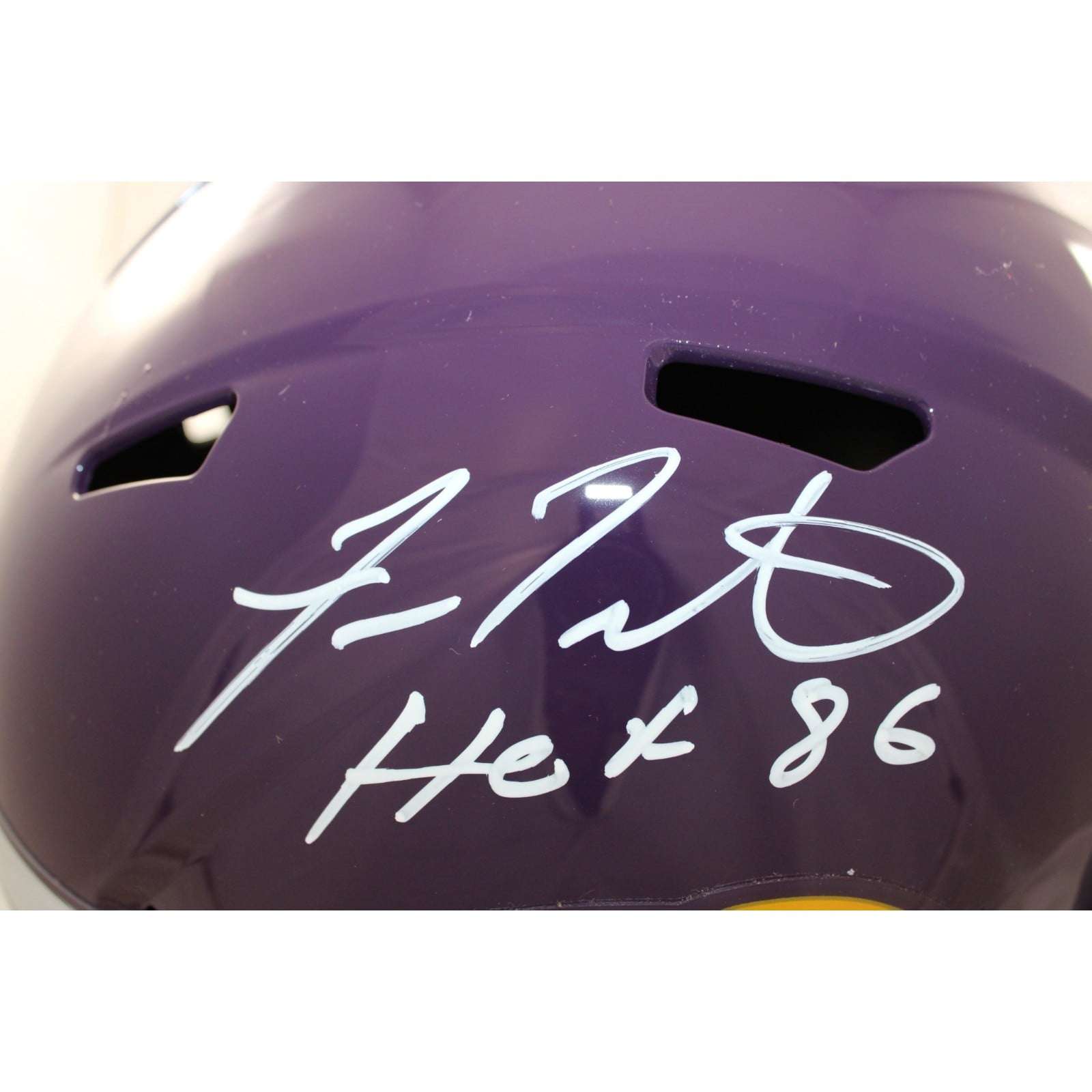 Fran Tarkenton Signed Minnesota Vikings Helmet F/S Replica 61-79 TB BAS 58829