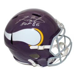 Fran Tarkenton Autographed Minnesota F/S TB Helmet Beckett 