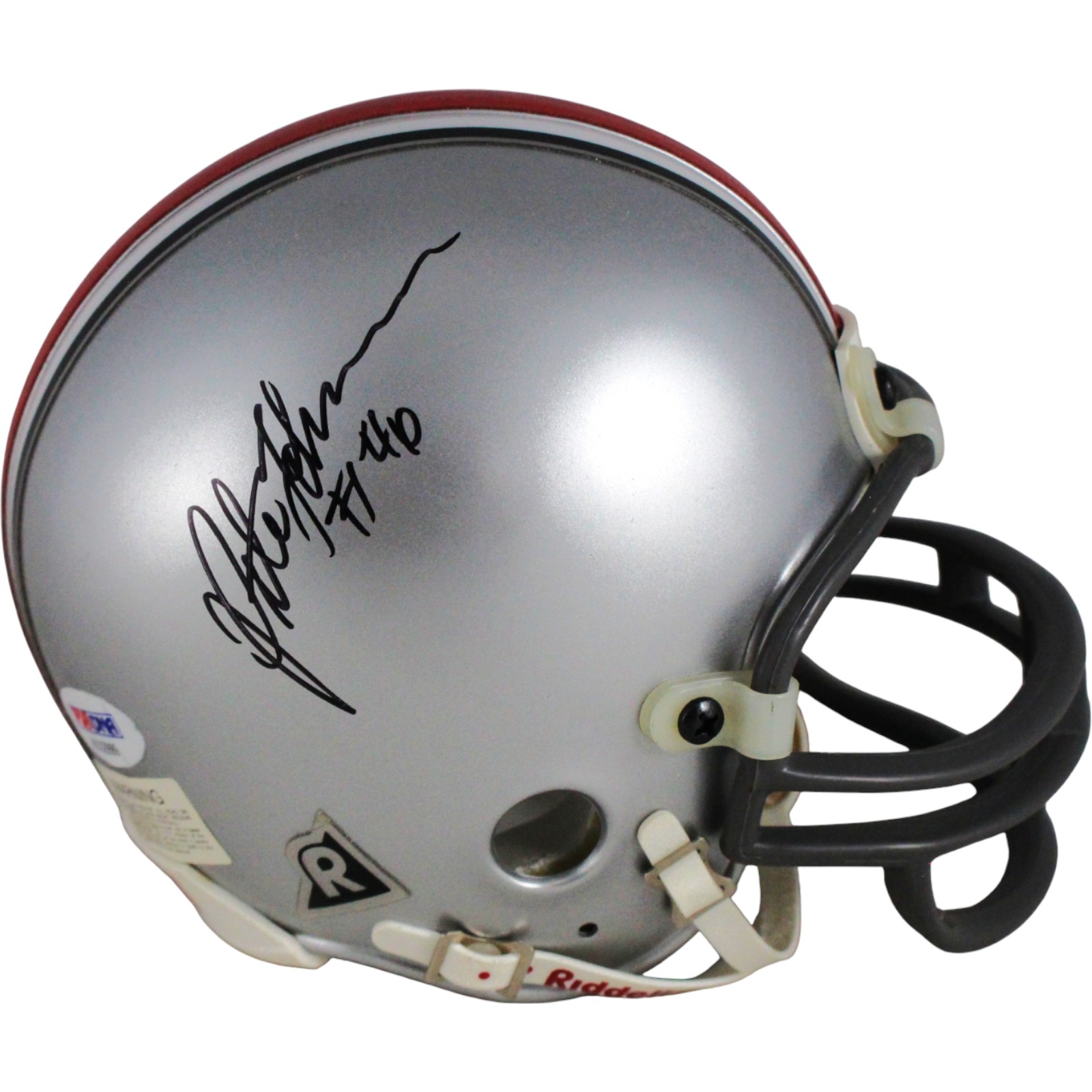 Jack Tatum Pete Johnson Autographed Ohio State Buckeyes Mini Helmet PSA 52751 2 Jack Tatum Pete Johnson Autographed Ohio State Buckeyes Mini Helmet PSA 52751