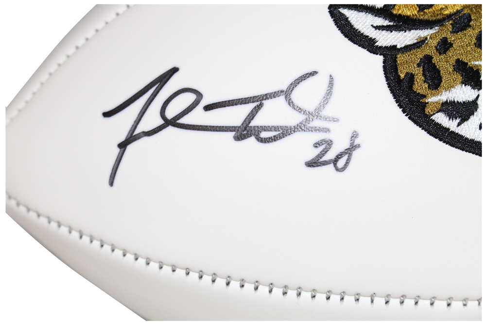 Fred Taylor Autographed/Signed Jacksonville Jaguars Logo Football Beckett