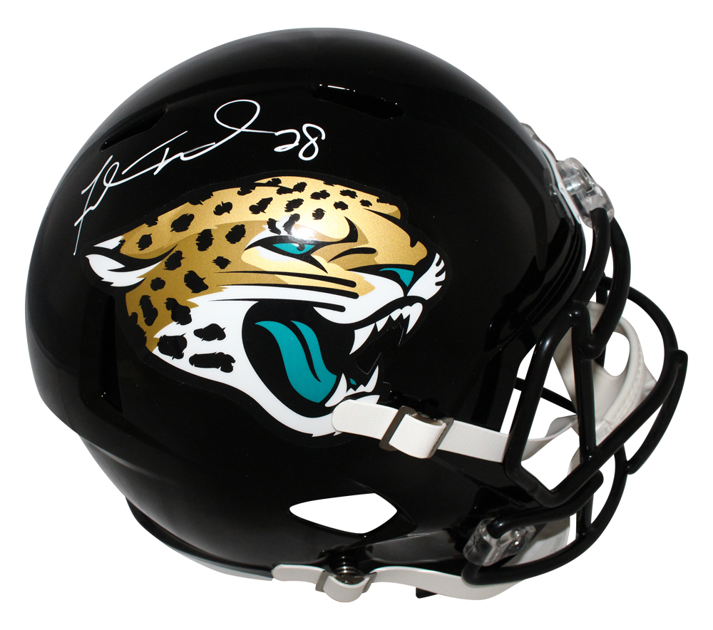 Fred Taylor Autographed Jacksonville Jaguars F/S speed Helmet BAS