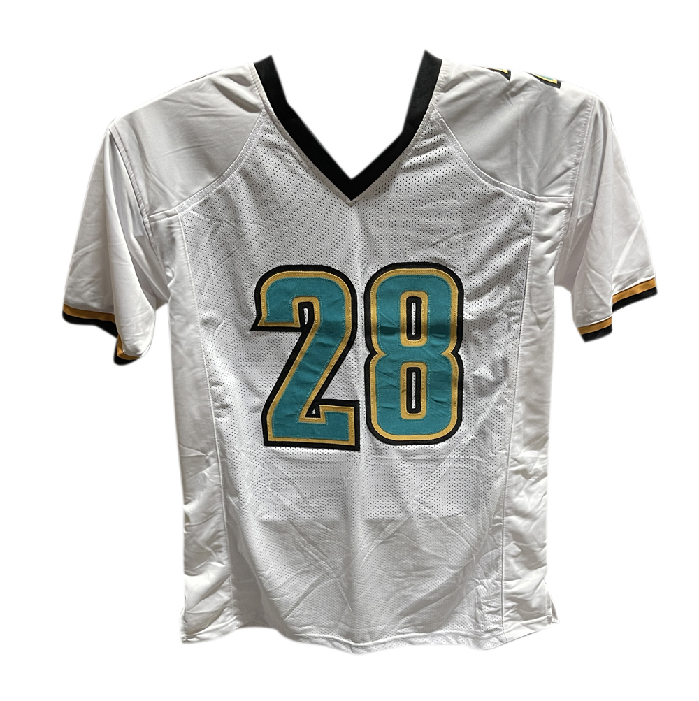 Fred Taylor Autographed/Signed Pro Style Jersey White Insc. Beckett