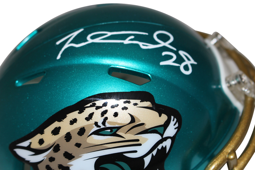 Fred Taylor Autographed Jacksonville Jaguars Flash Mini Helmet Beckett