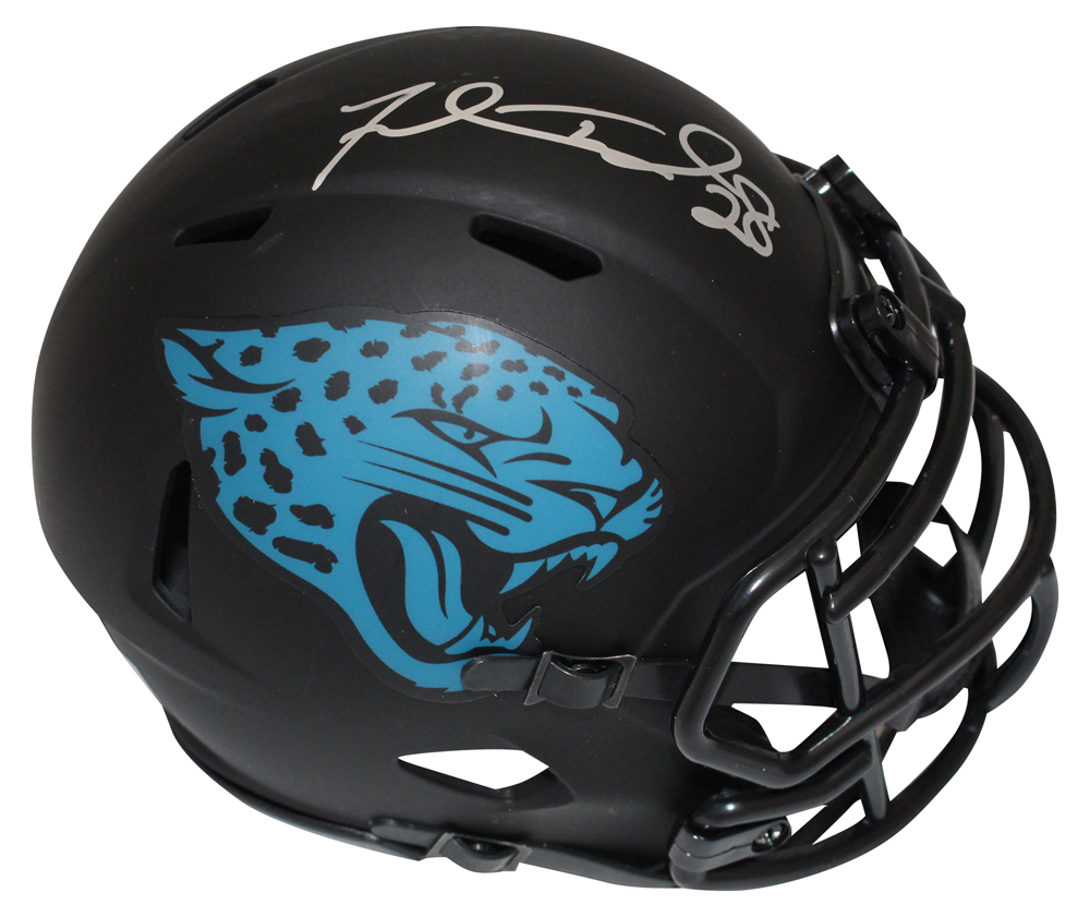 Fred Taylor Signed Jacksonville Jaguars Eclipse Mini Helmet BAS 