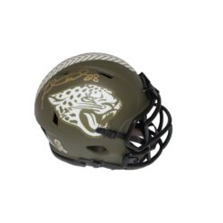 Fred Taylor Signed Jacksonville Jaguars Salute Mini Helmet  Beckett 