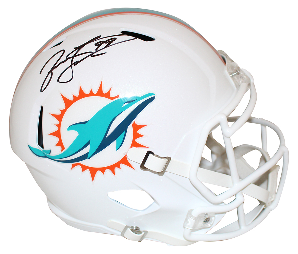 Jason Taylor Autographed/Signed Miami Dolphins F/S Speed Helmet JSA 28296